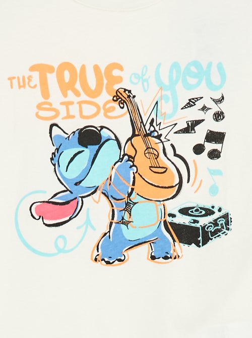 Tee-shirt 'Stitch' 'Disney' à manches longues - Kiabi