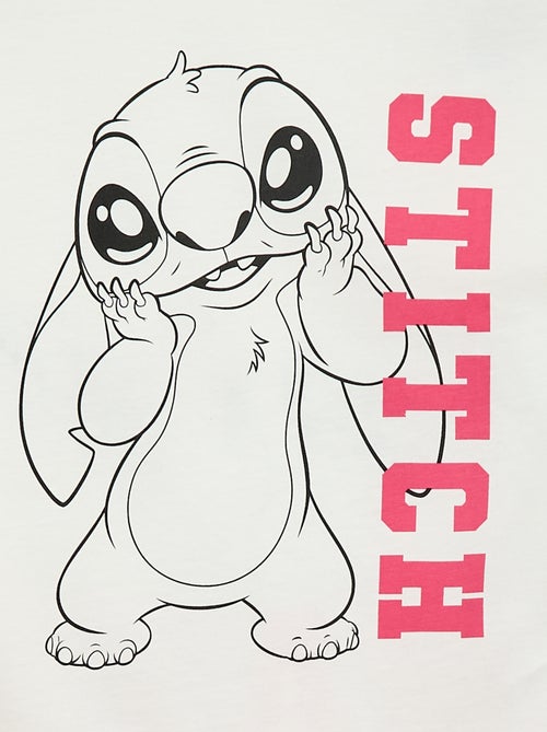 Tee-shirt 'Stitch' 'Disney' à manches longues - Kiabi Tee-shirt 'Stitch' 'Disney' à manches longues - Kiabi