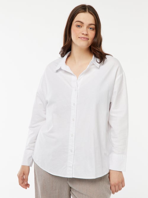 Tee-shirt style gilet en maille crochet - Kiabi