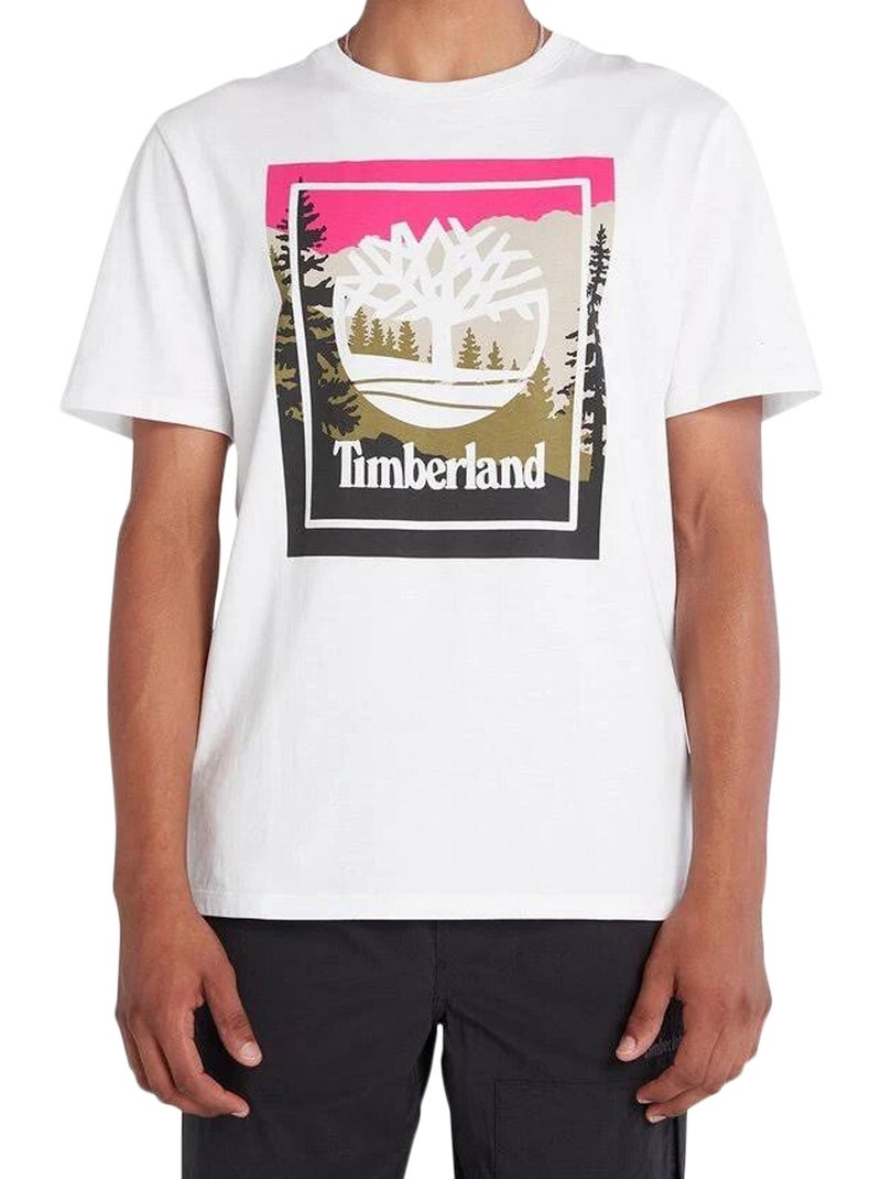 Tee Shirt Superdry Emb Blanc - Kiabi