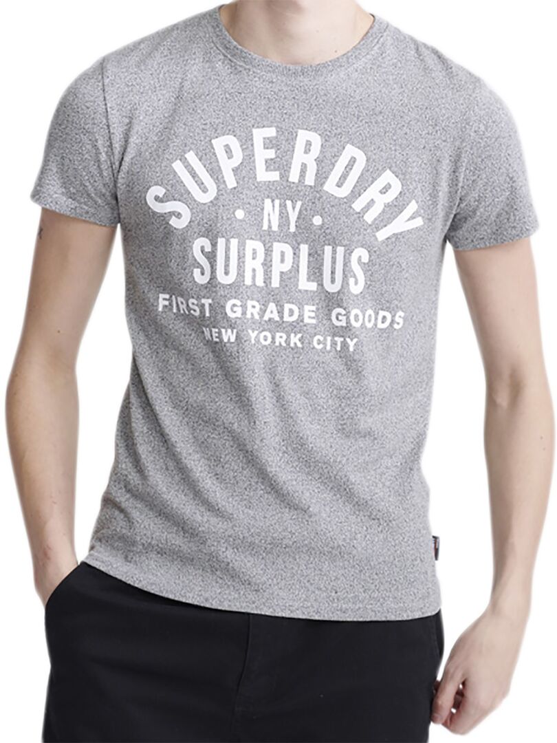 Tee Shirt Superdry Surplus Goods Classic Graphic Gris - Kiabi