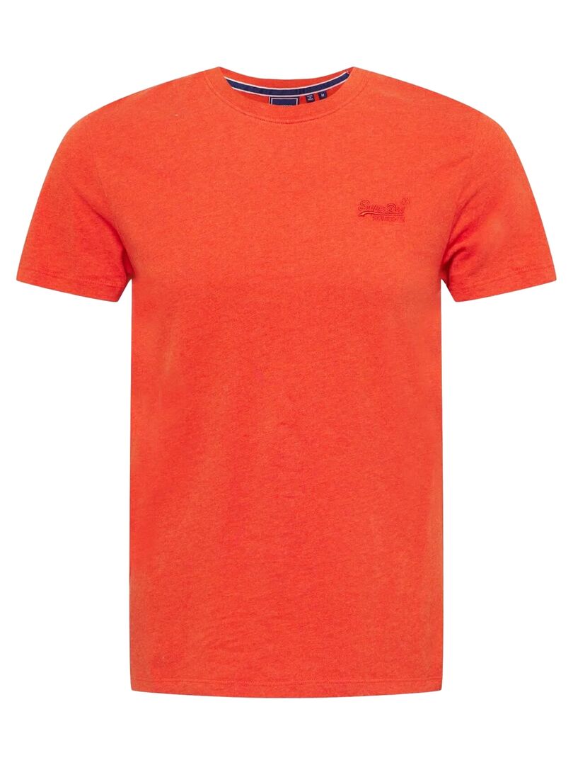 Tee shirt SuperDry vintage logo Emb Orange - Kiabi