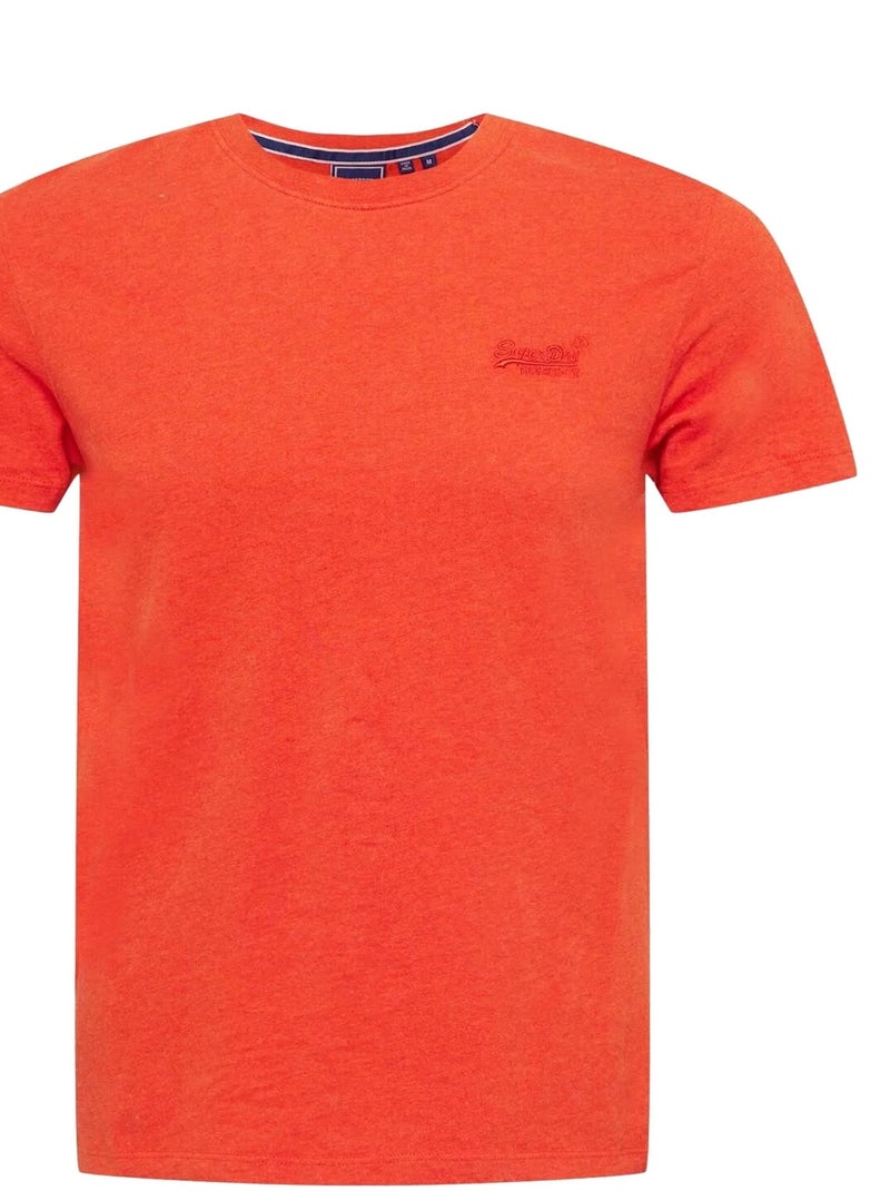 Tee shirt SuperDry vintage logo Emb Orange - Kiabi