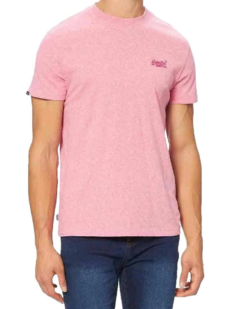 Tee Shirt SuperDry Vintage Logo Emb Rose - Kiabi