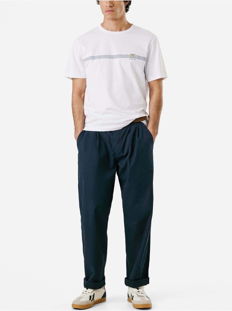 Tee Shirt Tad Tee - Pepe Jeans Blanc - Kiabi