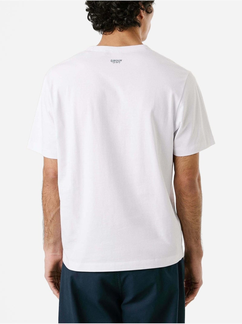 Tee Shirt Tad Tee - Pepe Jeans Blanc - Kiabi