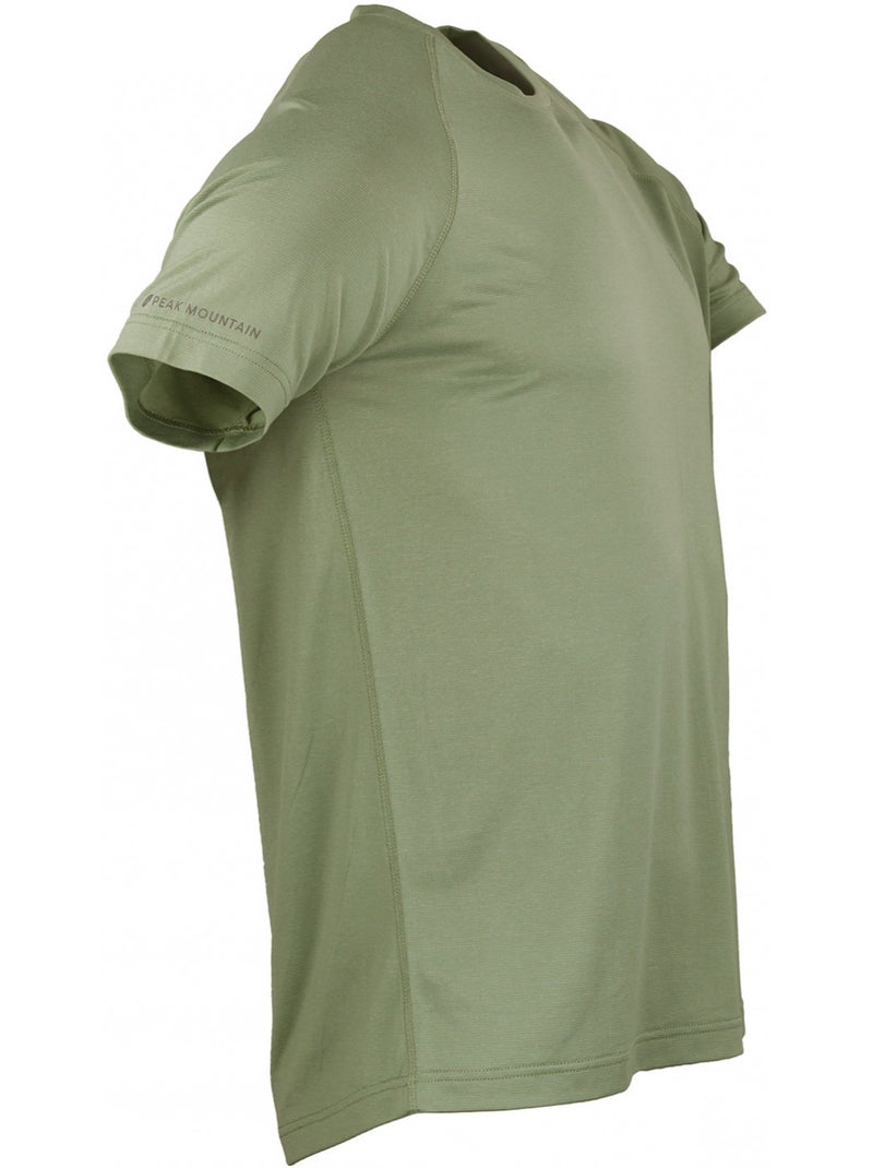 TEE-SHIRT TECHNIQUE CAZOKA HOMME - PEAK MOUNTAIN Kaki - Kiabi
