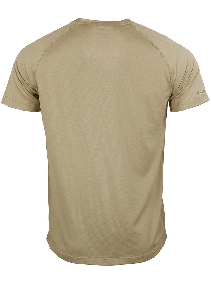 TEE-SHIRT TECHNIQUE CAZOKA HOMME - PEAK MOUNTAIN Taupe - Kiabi