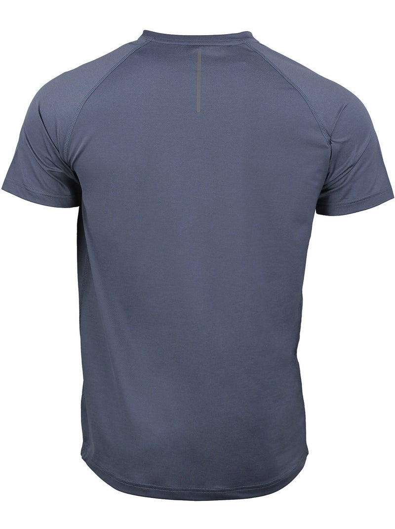 TEE-SHIRT TECHNIQUE CECACTUS HOMME - PEAK MOUNTAIN Bleu gris - Kiabi
