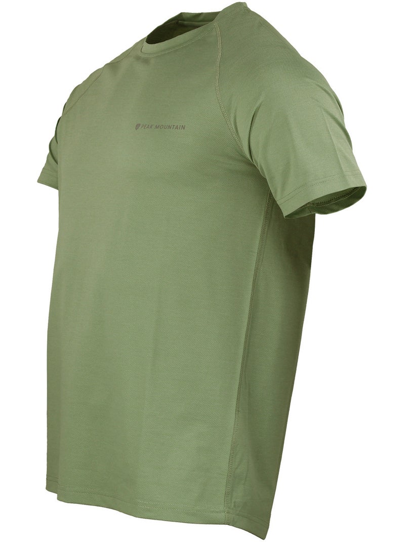 TEE-SHIRT TECHNIQUE CECACTUS HOMME - PEAK MOUNTAIN Kaki - Kiabi
