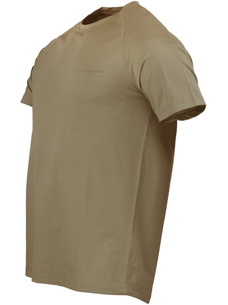 TEE-SHIRT TECHNIQUE CECACTUS HOMME - PEAK MOUNTAIN Taupe - Kiabi