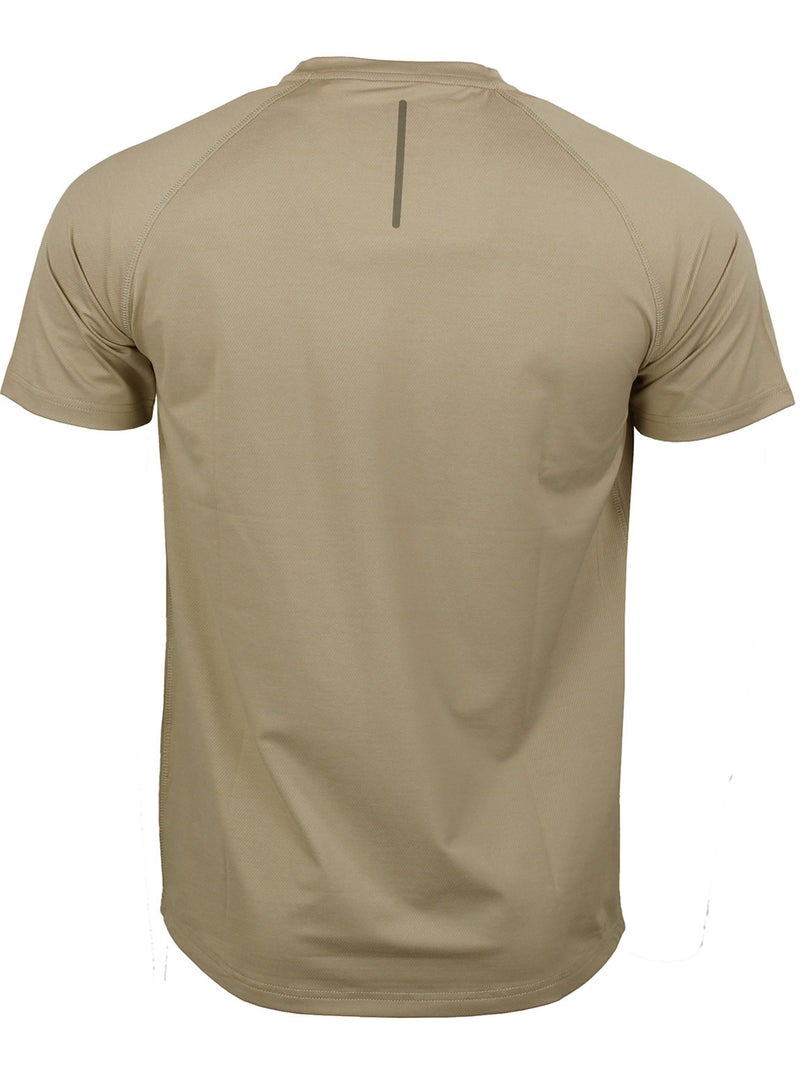 TEE-SHIRT TECHNIQUE CECACTUS HOMME - PEAK MOUNTAIN Taupe - Kiabi