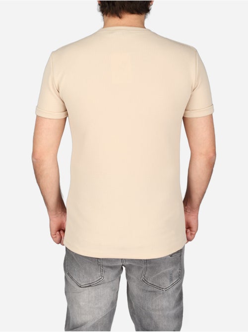 Tee Shirt texturé - Frilivin - Kiabi