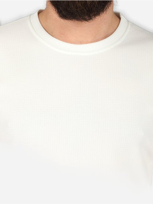 Tee Shirt texturé - Frilivin - Kiabi