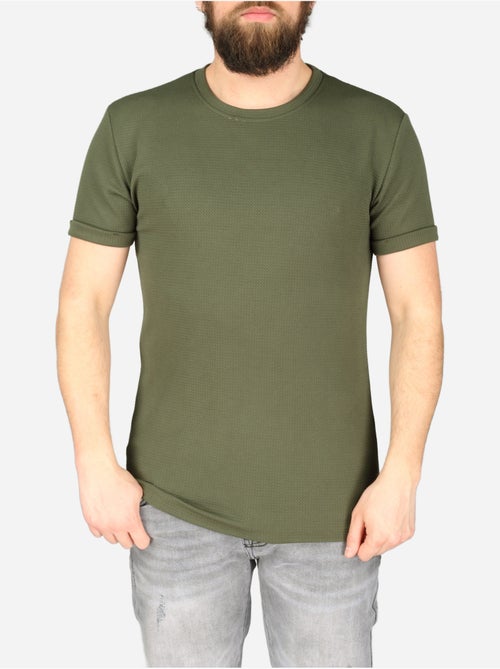 Tee Shirt texturé - Frilivin - Kiabi