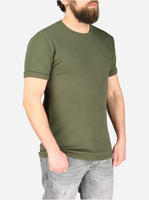 Tee Shirt texturé - Frilivin - Kiabi