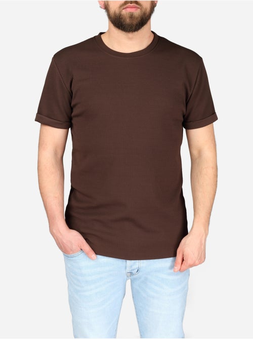 Tee Shirt texturé - Frilivin - Kiabi