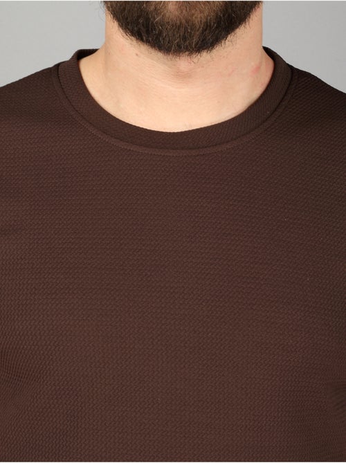 Tee Shirt texturé - Frilivin - Kiabi
