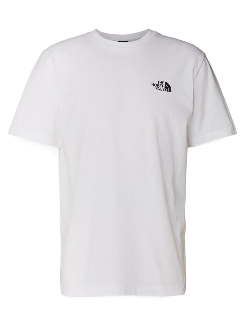 Tee Shirt The North Face col rond Blanc - Kiabi