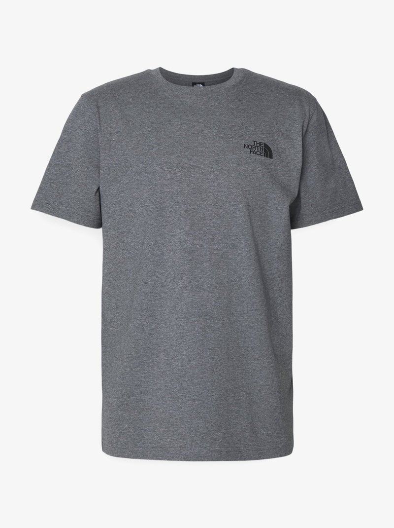 Tee Shirt The North Face col rond Gris - Kiabi