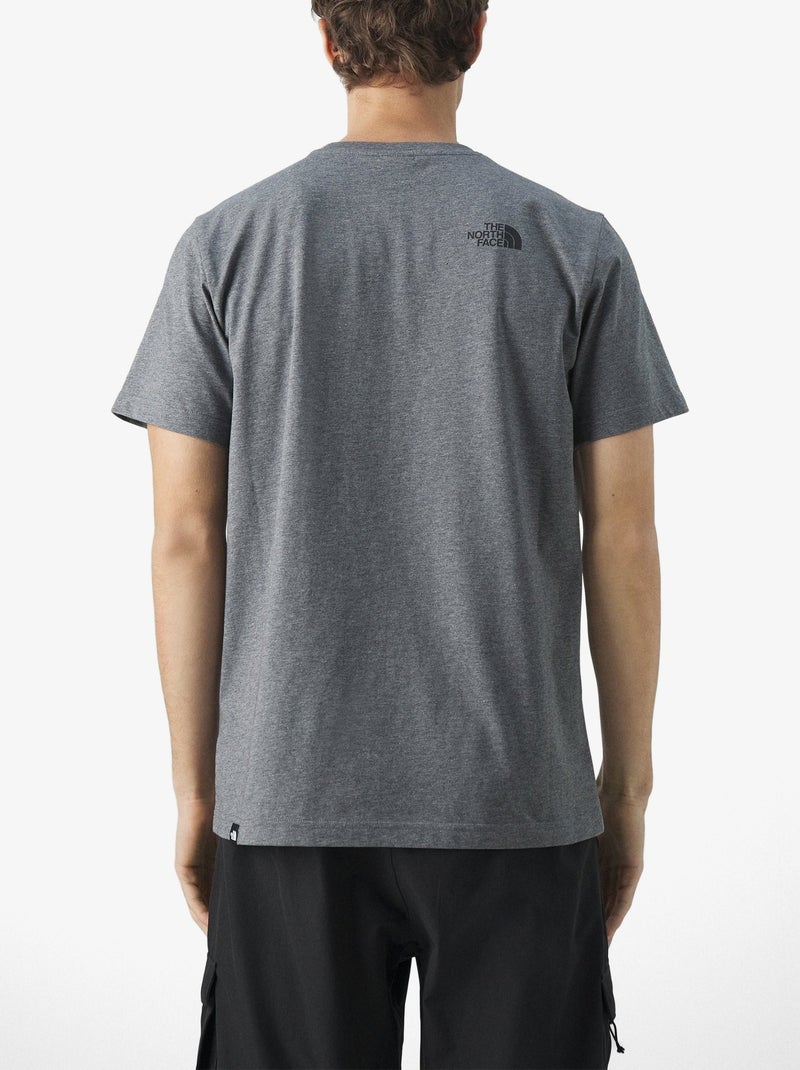 Tee Shirt The North Face col rond Gris - Kiabi