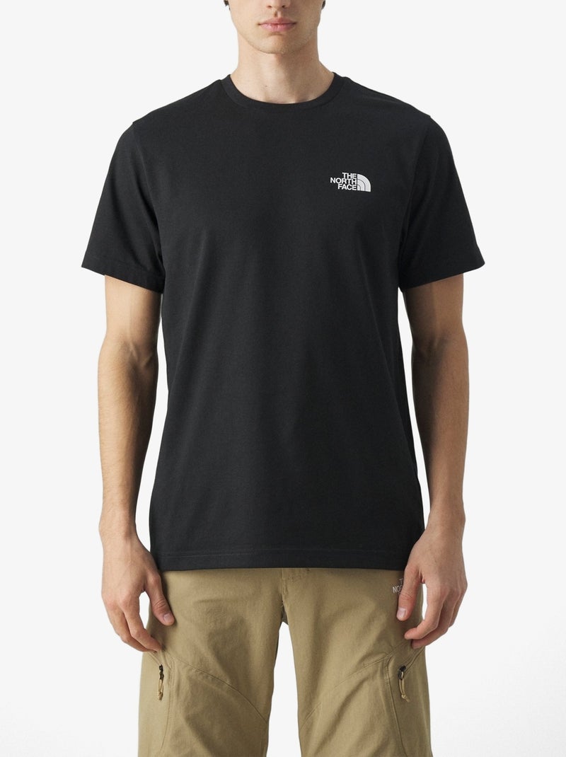 Tee Shirt The North Face col rond Noir - Kiabi