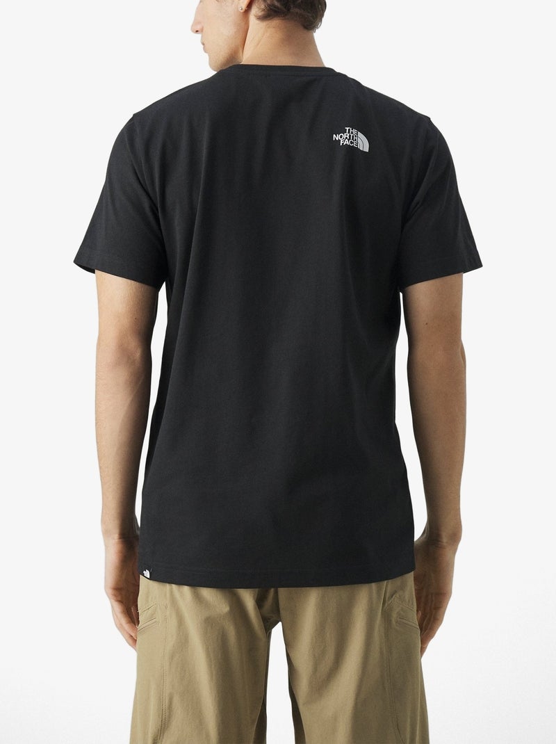 Tee Shirt The North Face col rond Noir - Kiabi