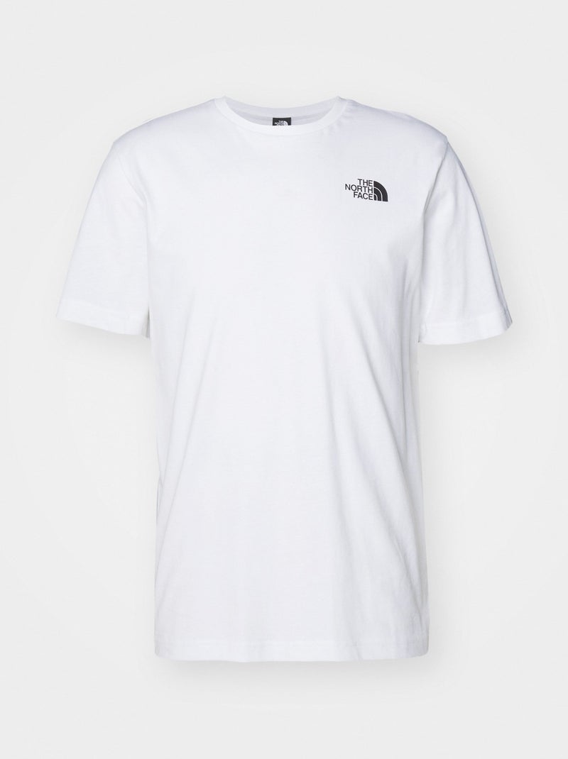 Tee Shirt The North Face Vertical tee Blanc - Kiabi