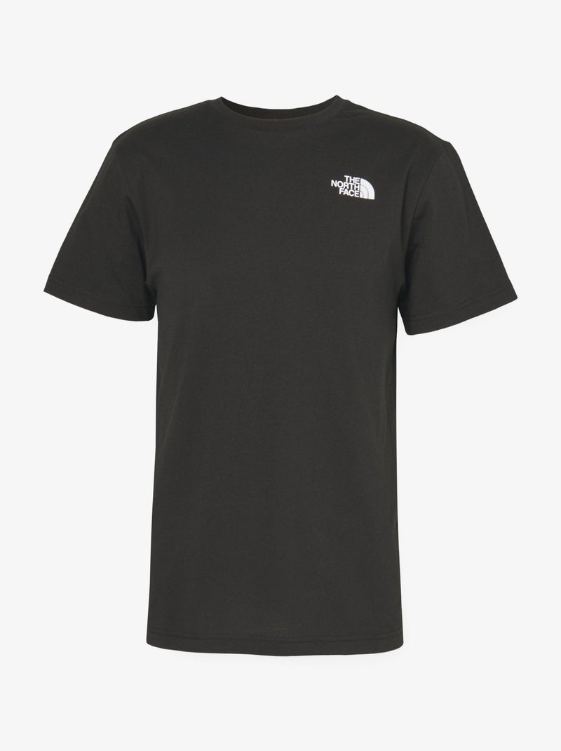 Tee Shirt The North Face Vertical tee Noir - Kiabi