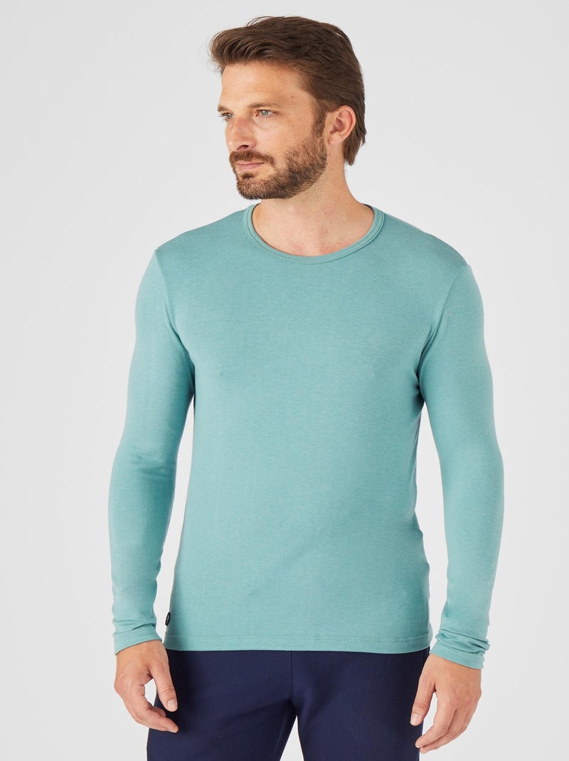 Tee-shirt Thermolactyl Ulysse - Le Slip Français x Damart - Damart Vert - Kiabi
