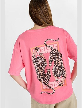 Tee-shirt tigres 'le temps des cerises'