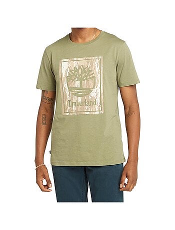 Tee Shirt Timberland Camo Short Sleeve Tee