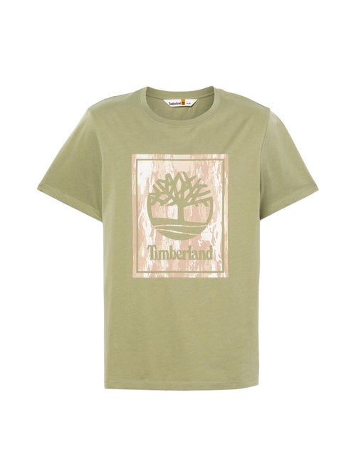 Tee Shirt Timberland Camo Short Sleeve Tee - Kiabi