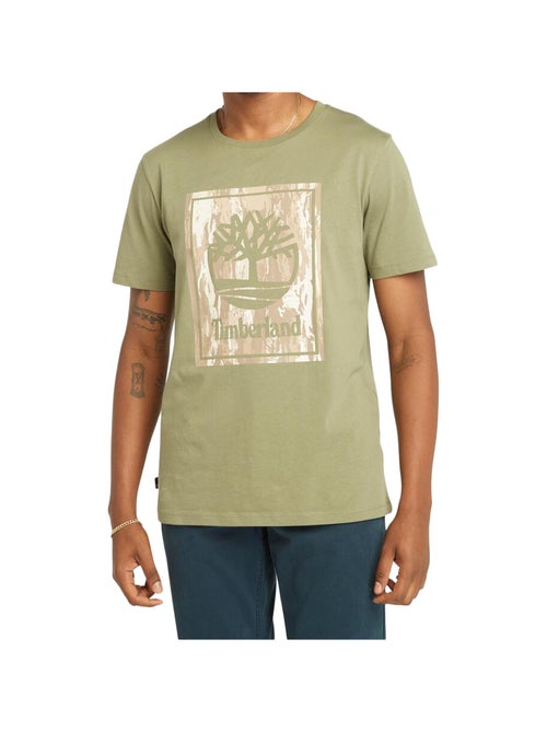 Tee Shirt Timberland Camo Short Sleeve Tee - Kiabi