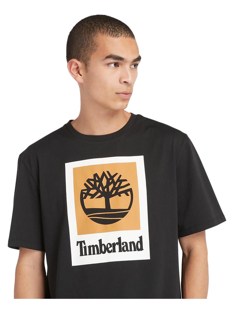 Tee Shirt Timberland Colored Short Sleeve Noir - Kiabi
