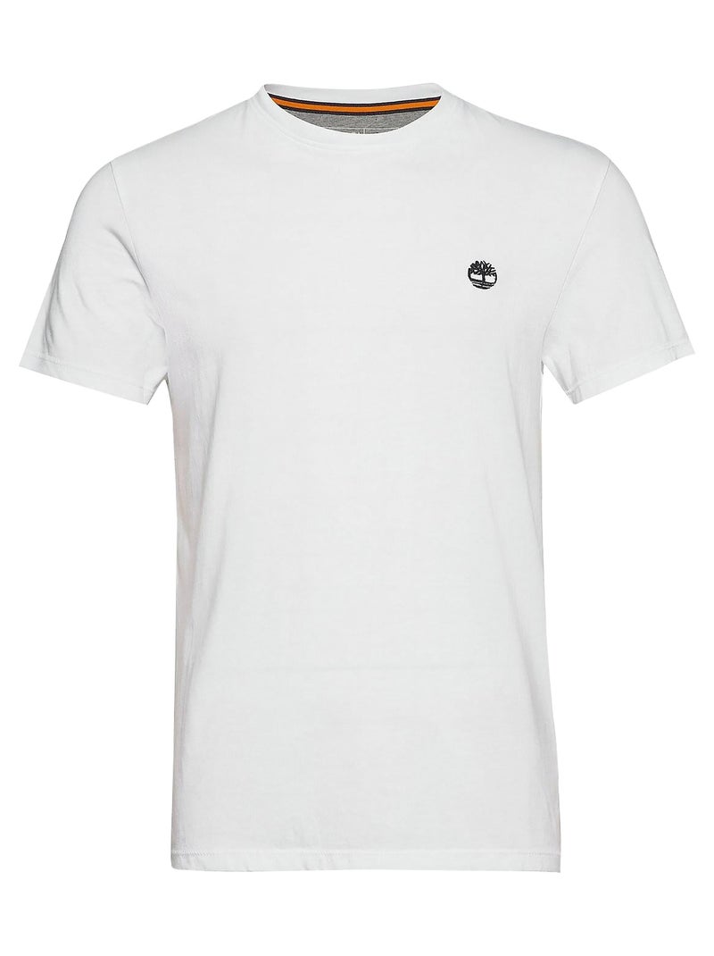 Tee Shirt Timberland Dun-River Crew Blanc - Kiabi