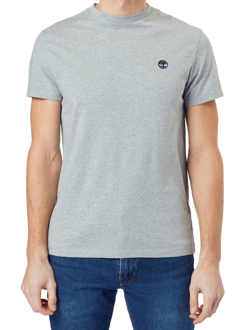Tee Shirt Timberland Dun-River Crew Gris - Kiabi