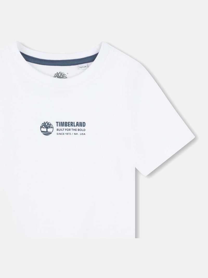Tee Shirt Timberland manches courtes Blanc - Kiabi