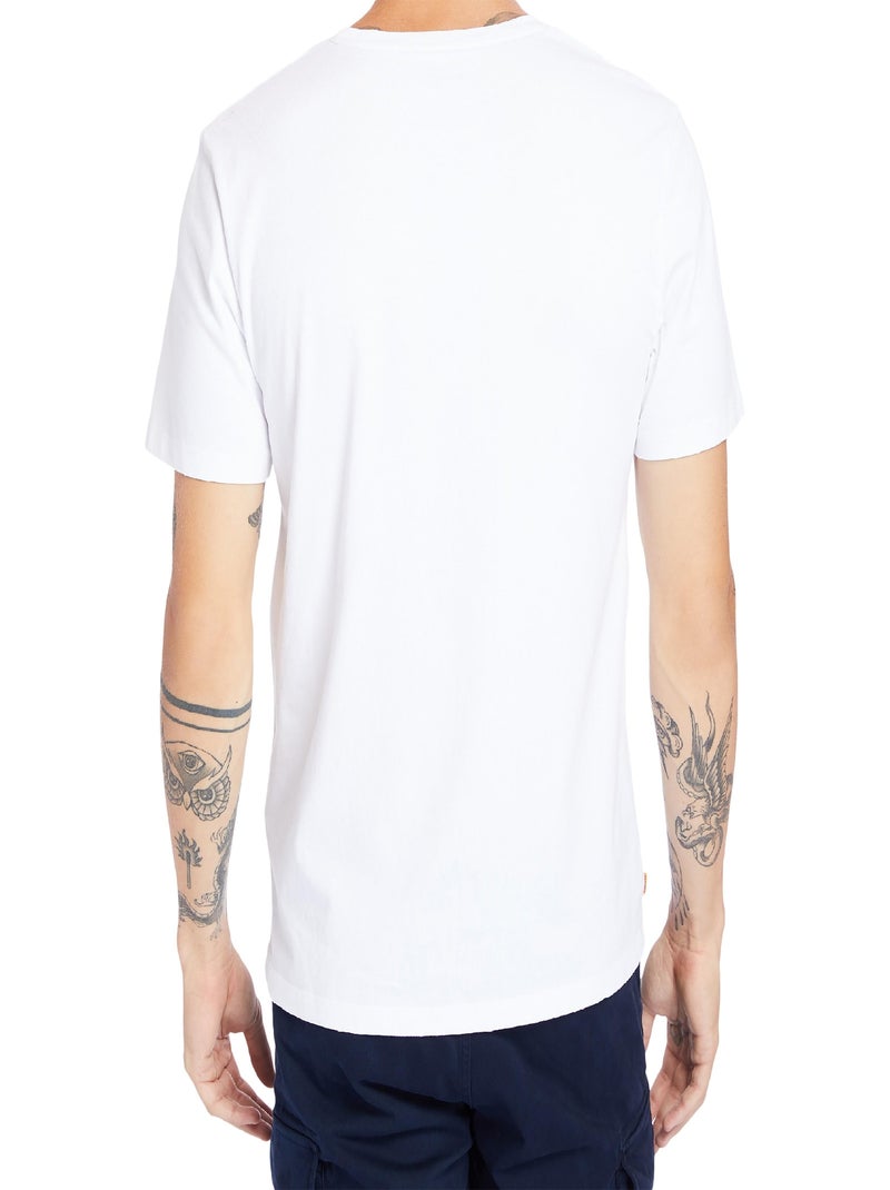 Tee Shirt Timberland SS Brand Reg Blanc - Kiabi