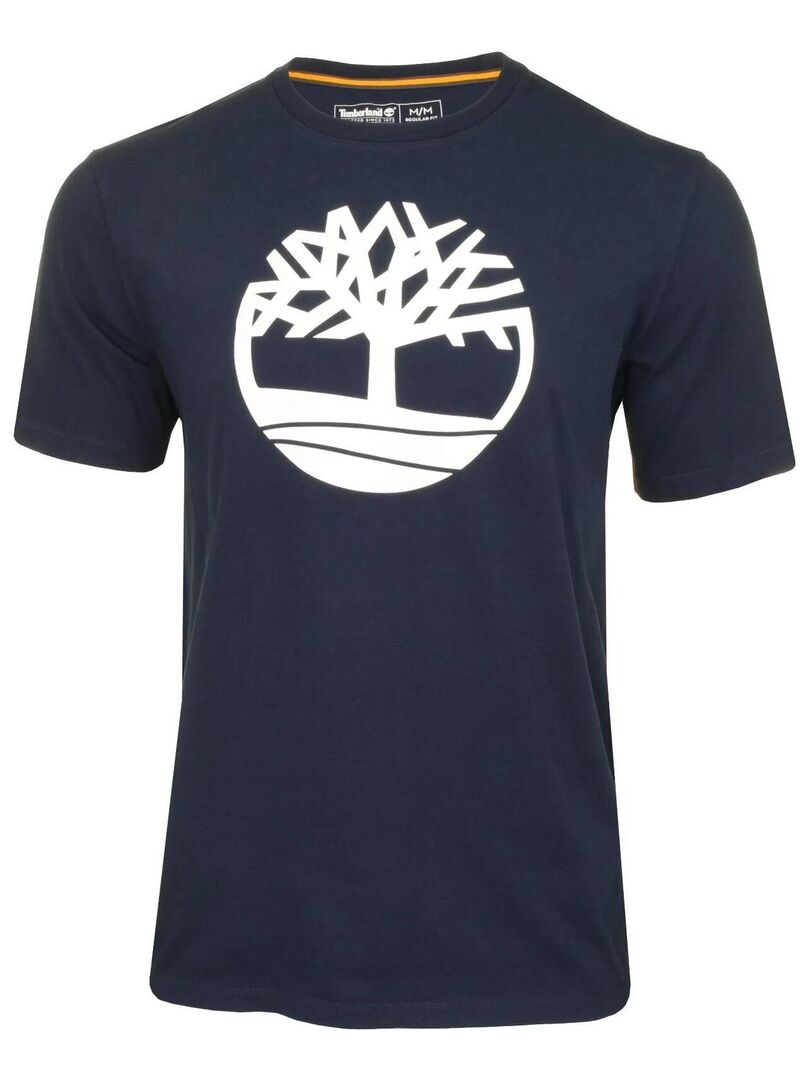 Tee Shirt Timberland SS Brand Reg Bleu - Kiabi