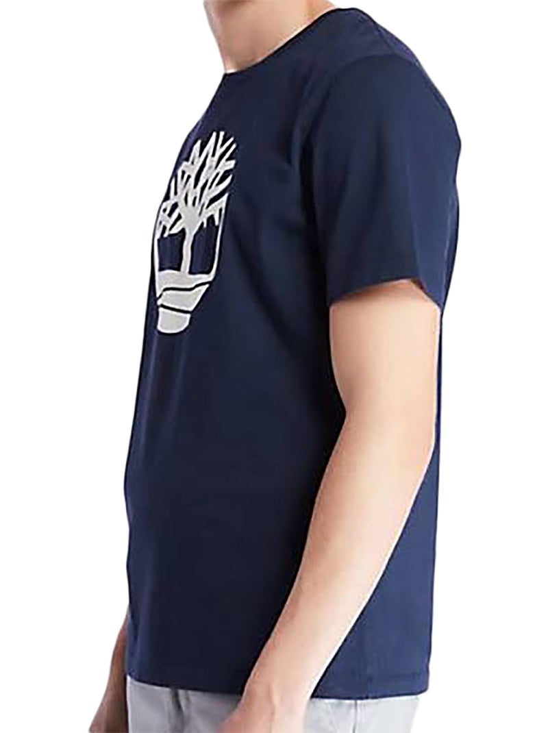 Tee Shirt Timberland SS Brand Reg Bleu - Kiabi
