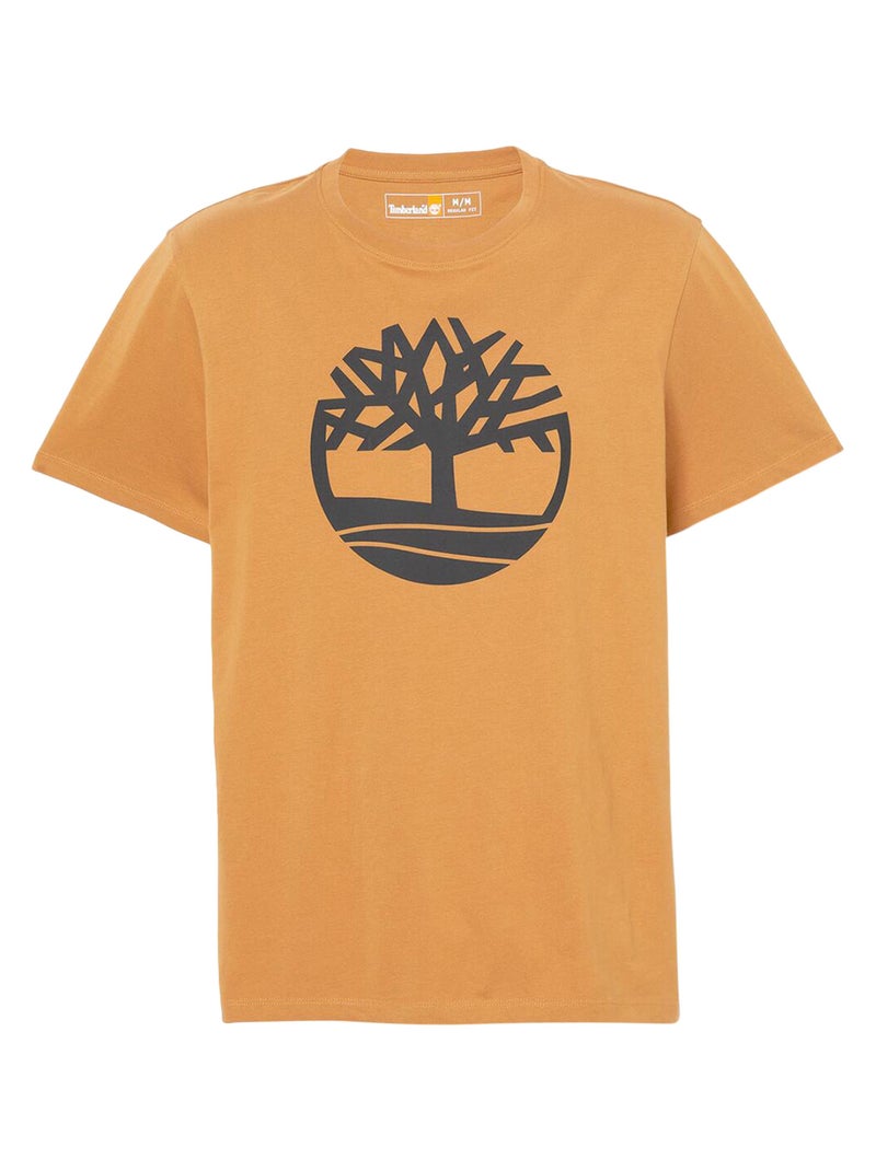 Tee Shirt Timberland SS Brand Reg Marron - Kiabi