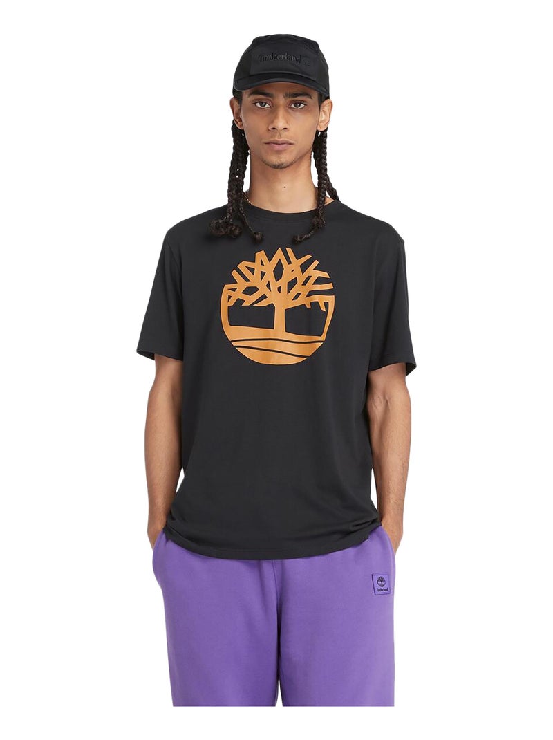Tee Shirt Timberland SS Brand Reg Noir - Kiabi