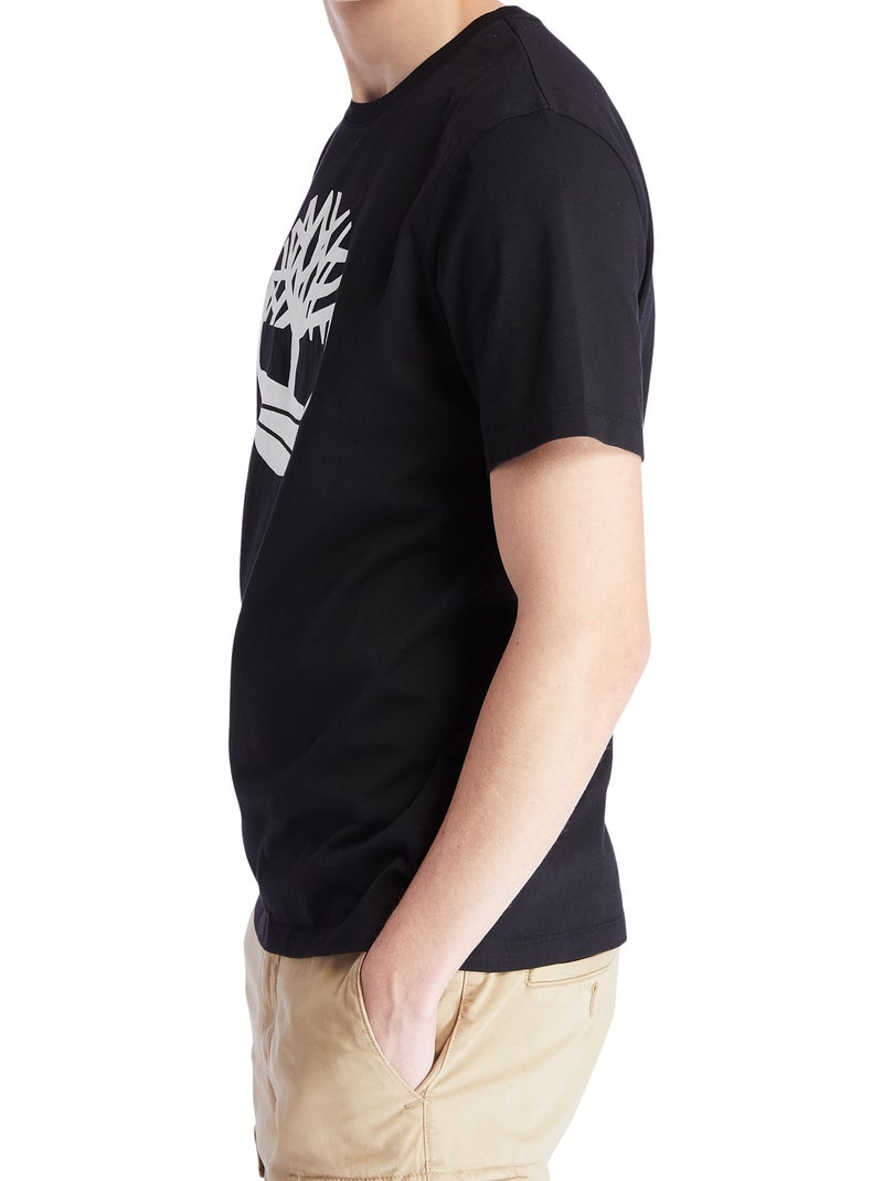 Tee Shirt Timberland SS Brand Reg Noir - Kiabi