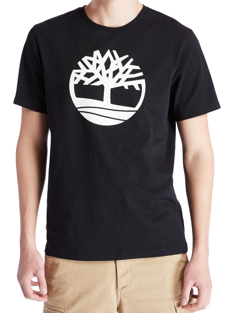 Tee Shirt Timberland SS Brand Reg Noir - Kiabi