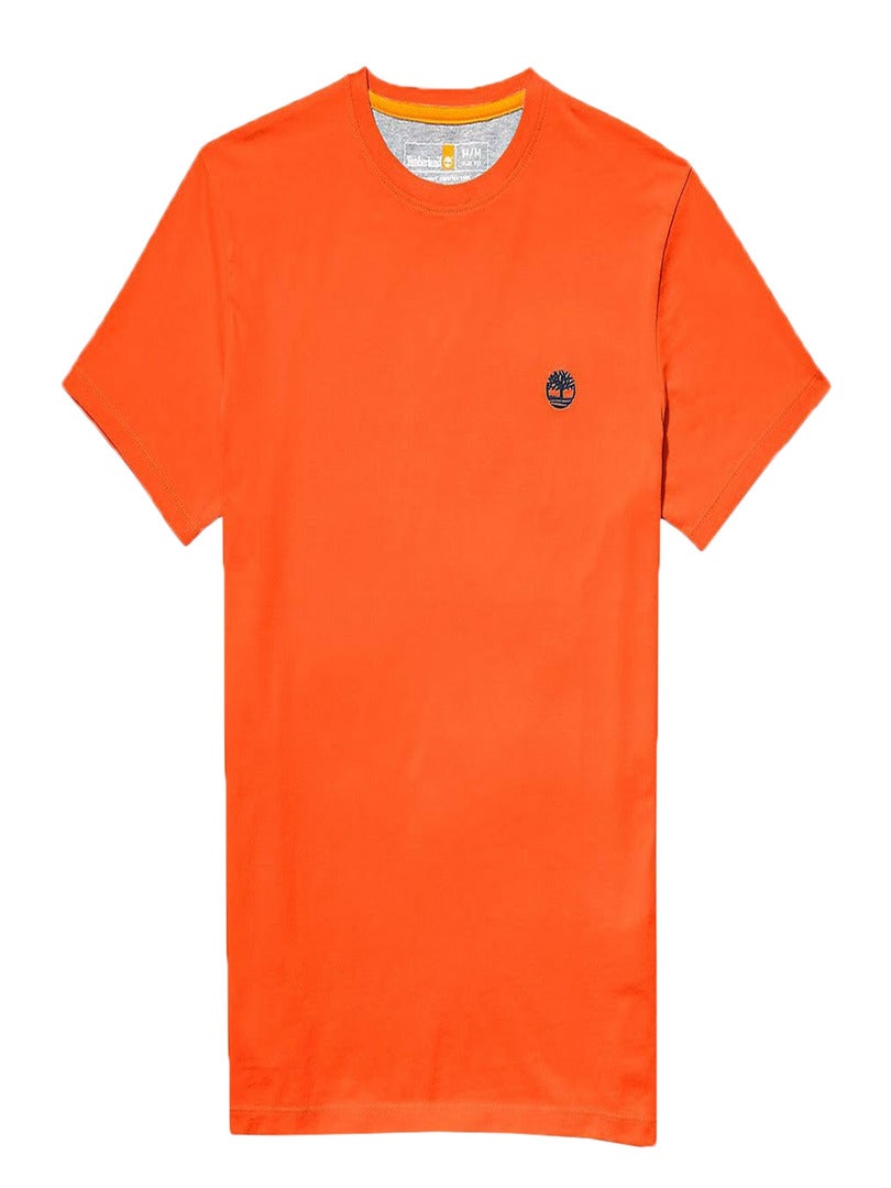 Tee Shirt Timberland SS Dun River Crew Orange - Kiabi