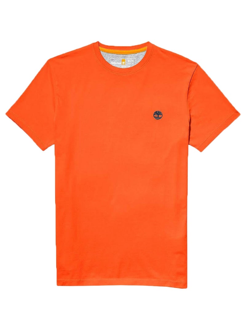 Tee Shirt Timberland SS Dun River Crew Orange - Kiabi
