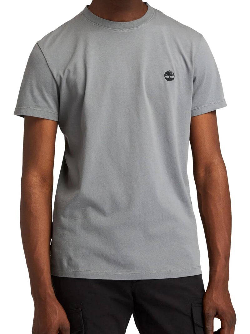 Tee-Shirt Timberland SS Dunstan River Gris - Kiabi