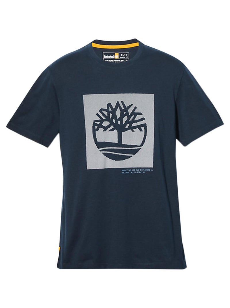 Tee Shirt Timberland SS Graphic Bleu - Kiabi