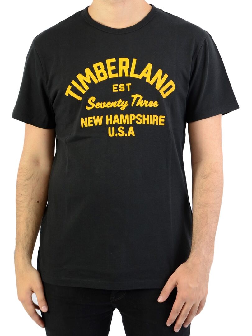 Tee-Shirt Timberland SS Paint Inspired Noir - Kiabi